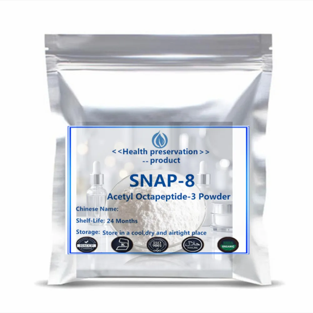 Cosmetic Grade SNAP-8 Acetyl Octapeptide-3 Fine Powder CAS 868844-74-0, Stable Sealed Storage Pack, Cross-Border Bulk Shipment F
