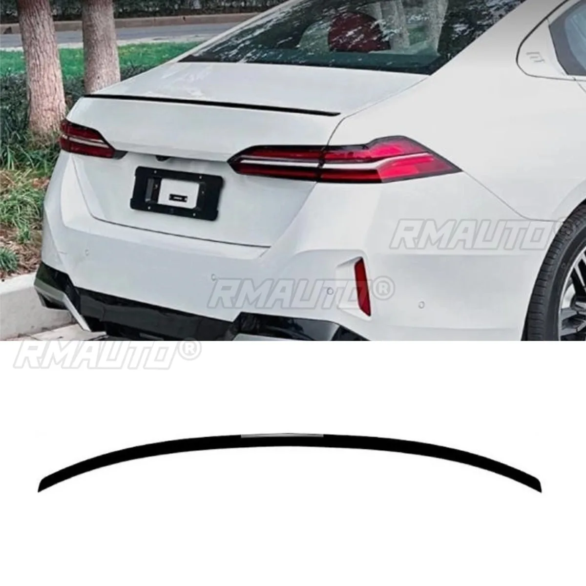 

For BMW 5 Series i5 G60 M60 525i 530i 2024+ Car Rear Roof Spoiler Wing Modification Part Rear Roof Spoiler Wing Car Accessories