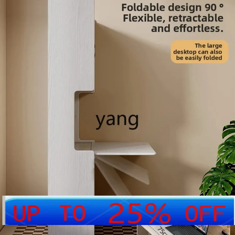

LMM furniture folding desk bookcase integrated household small apartment corner bookshelf