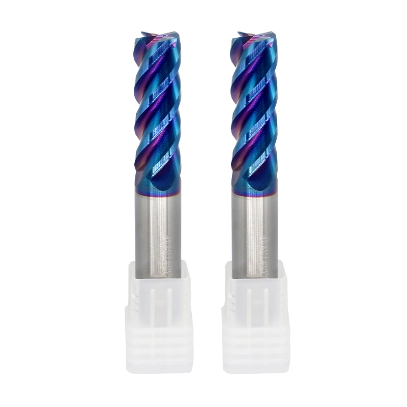 Imagem -02 - Carbide Tungsten Milling Cutter 4flute End Mill Cnc Router Bit para Metal Steel Haste mm 10 mm 12 mm 14 mm 16 mm Dlc