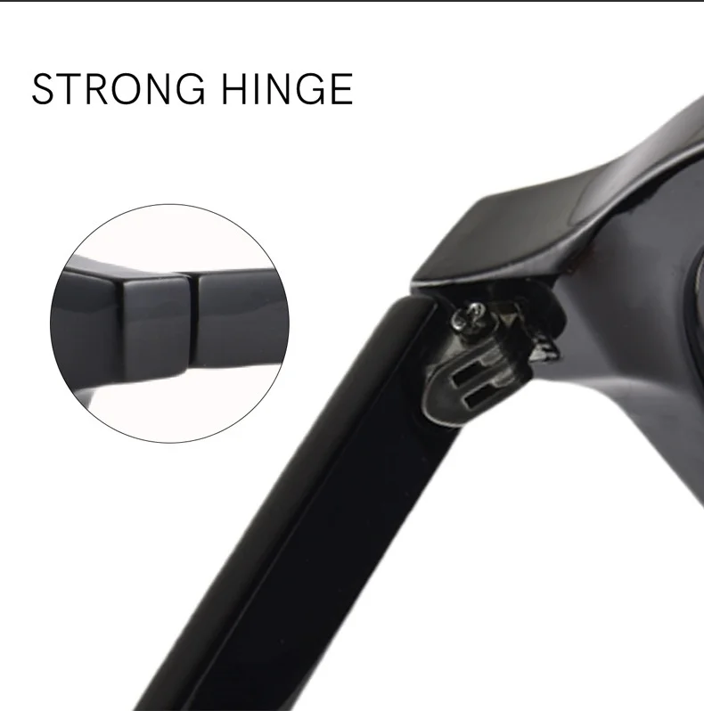 النظارات الشمسية المستديرة النساء الرجال فاسق ظلال الرجعية تتجه نظارات شمسية واضح عدسة الإطار UV400 الإناث #5