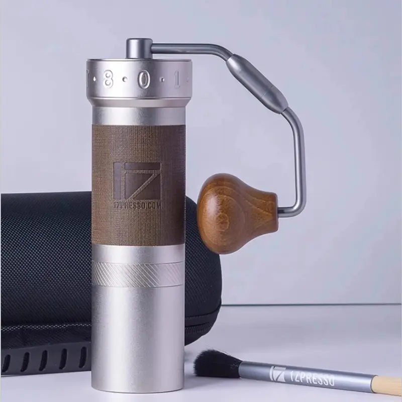 مطحنة قهوة يدوية خاصة 1Zpresso ZP6 S، شفرات 48 مم، آلية ضبط دقيقة، مصممة خصيصًا للصب فوق - 2