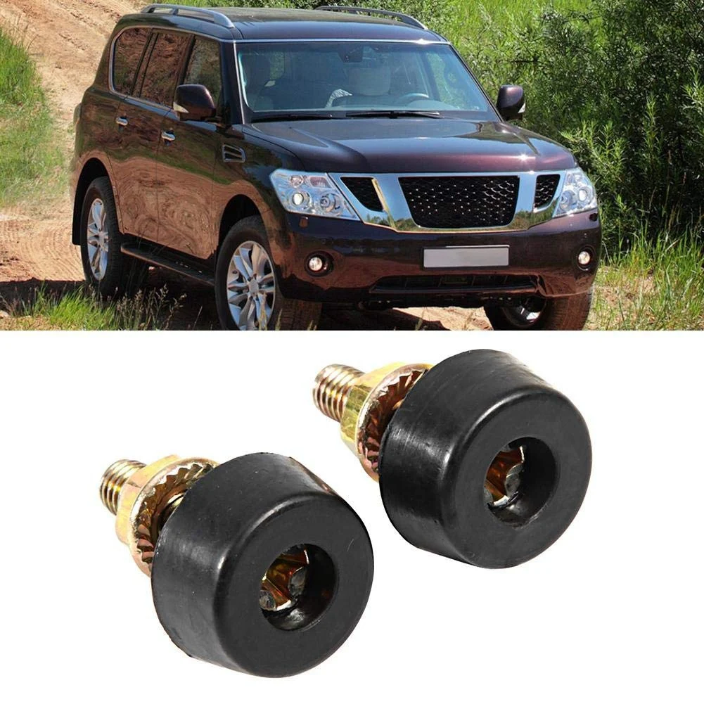 بونت محرك لدورية nibatrol GQ ، ضابط بونيه ، إيقاف عثرة ، فورد مافريك ، دبابيس غطاء محرك 62840-H8500 ، زوج واحد