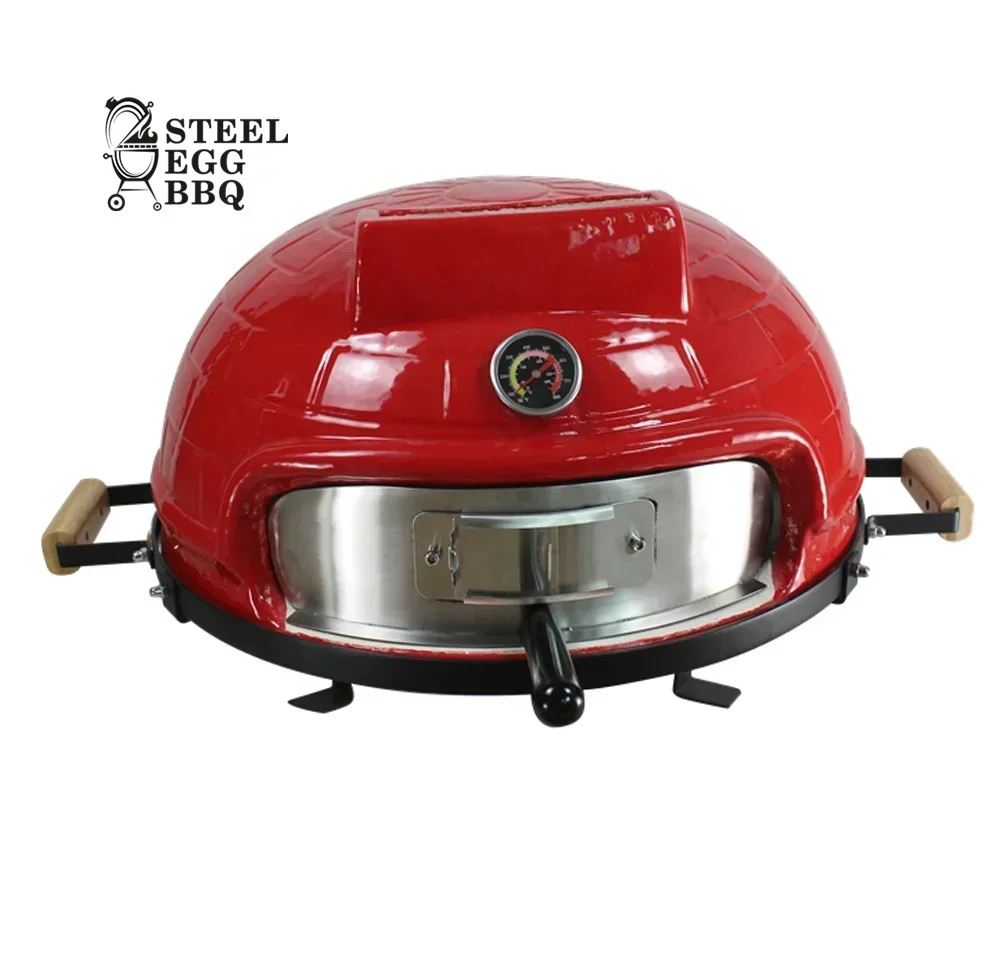 SEB / STEEL EGG BBQ 21-calowy blat Horno Pizzero Najlepszy ceramiczny piec do pizzy Kamado