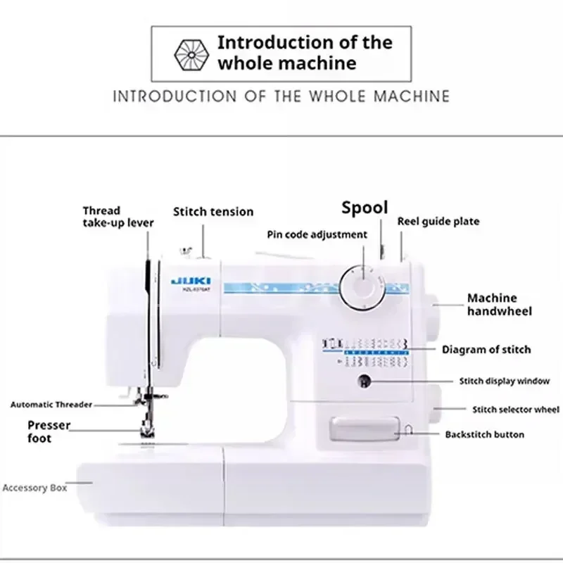 Heavy Duty /8370/ Lockstitch Small Clothes Trolley Tabletop Tailoring Machine Home Electric Sewing Machine