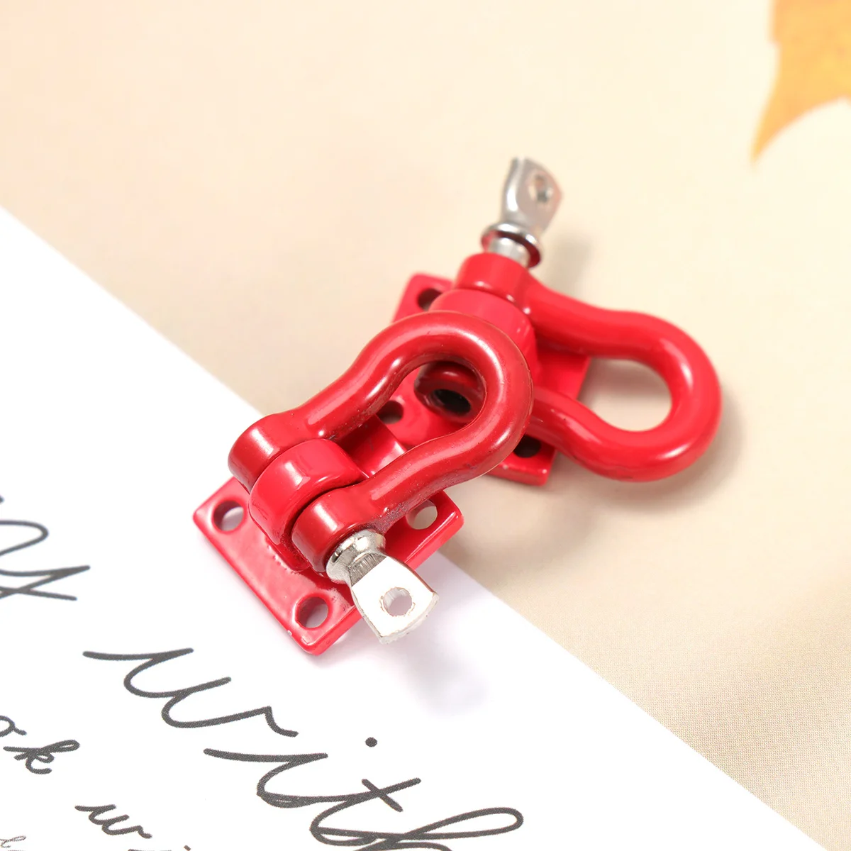 

2pc Shape Metal Front Hook For Car Suv Truck Racing Style Adjustable Decoration Tow Bar Car Tow Hook