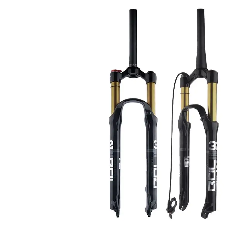 

STLF BOLANY MTB велосипедная вилка Solo Air передняя подвеска для велосипеда 26/27,5/29 дюймов прямая/коническая трубка блокировка магниевый сплав QuickRe