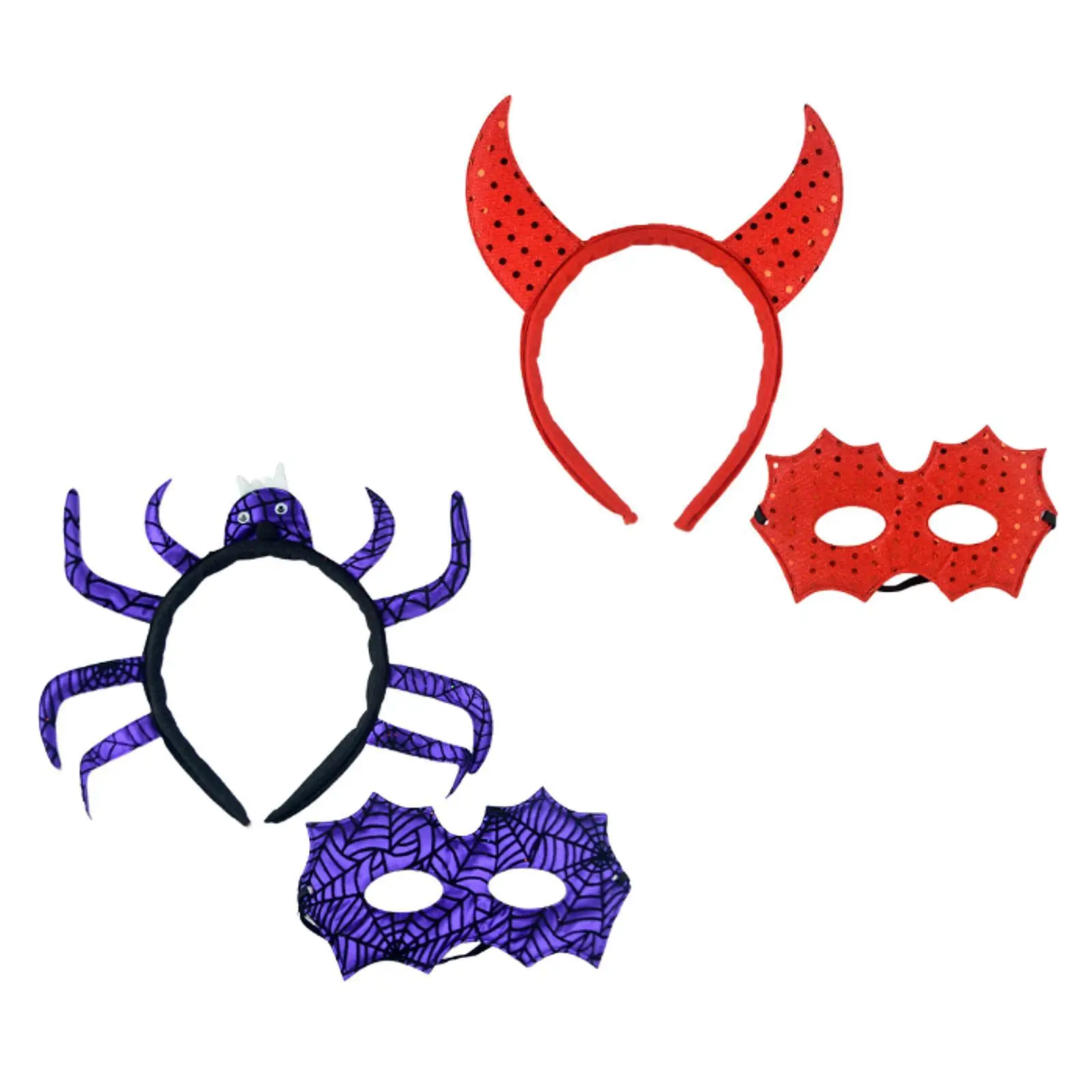 Halloween-hoofdband voor kinderen Haaraccessoires Kostuumaccessoire Hoofddeksels voor prestaties Halloween-vakantie Maskerade Fancy Dress