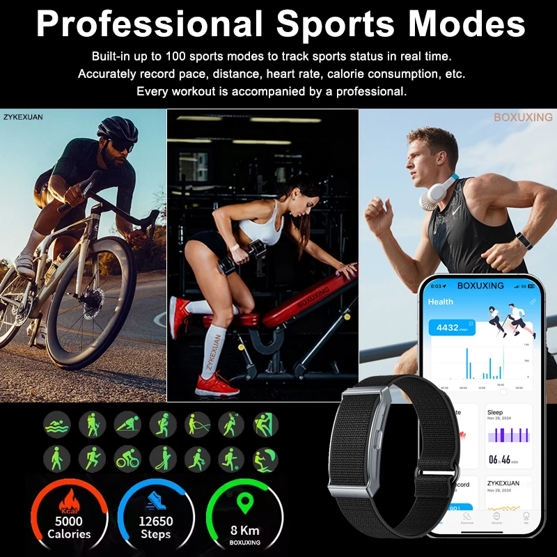 الرياضة اللياقة البدنية المقتفي سوار ذكي النسخة العالمية مراقبة النوم معدل ضربات القلب عداد الخطى دعوة تذكير Smartwatch الفرقة الرجال النساء