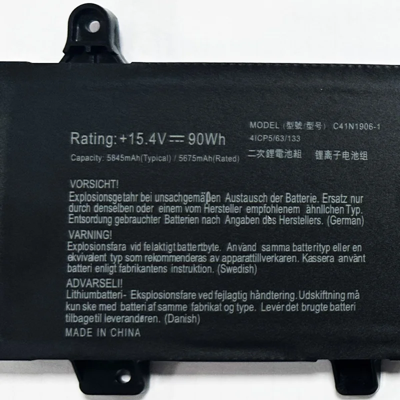 بطارية كمبيوتر محمول C41N1906-1 15.4V 90Wh متوافقة مع ASUS TUF Gaming A15 FA506 FA506II FA506QR 2021 F15 FX506 FX506H FX506HM