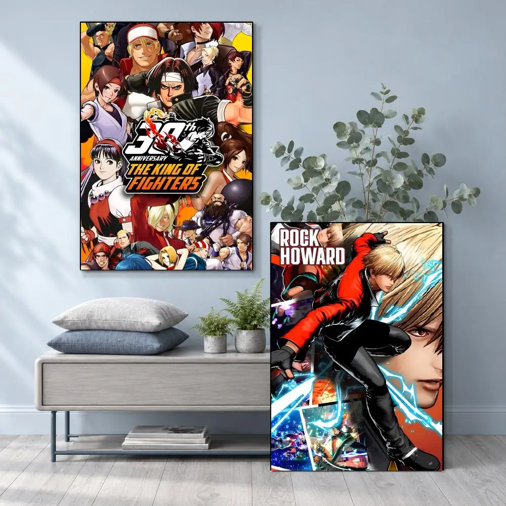 Fierce Energetic Game T-The King Of Fighters Poster Frameless PP Self Adhesive Aesthetic Room Gift Decor