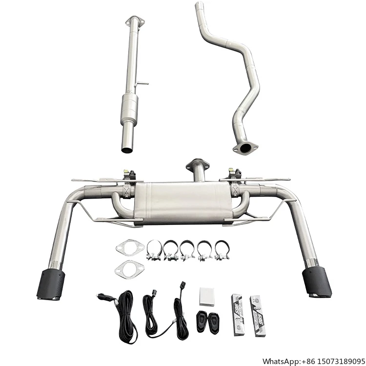 

Для Changan 1.5T 2018: Выхлопная система Cat-Back из нержавеющей стали с электрическим клапаном для повышения производительности, глушитель