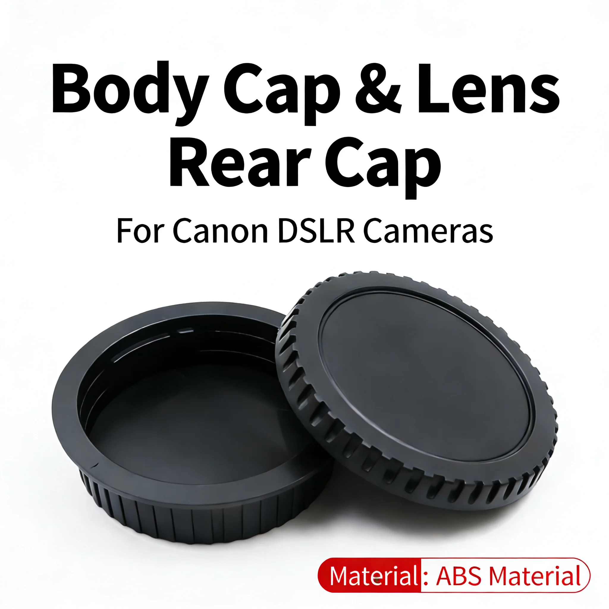 

Camera Body Cap Rear Lens Cap Dust Proof Cover for Canon EOS 5D4 5D3 6D2 5D 6D 90D 80D 70D 800D 750D 850D 760D DSLR Accessories