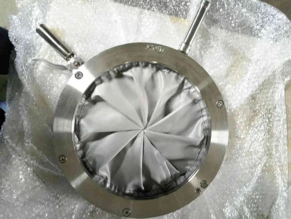 Particle Flow Control Stainless Steel Manual Iris Valve (DN600)