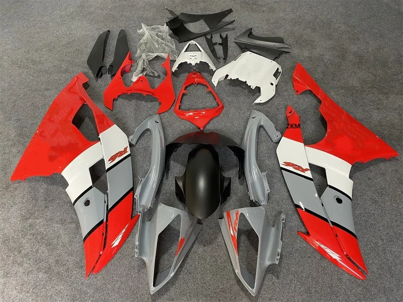 

Hot sale Injection mold for R6 2008 2009 - 2016 glossy flat Red gray white fairings 08 09 10 11 12 13 14 15 YZF R6 fairing set