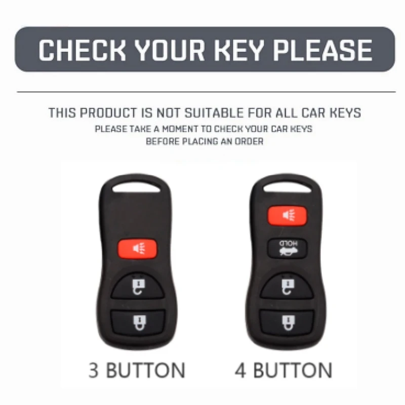 TPU Car Key Cover for Nissan 350Z Maxima Sentra Armada Titan Kicks Murano 3 4 Buttons Smart Remote Control Protect Case Keychain