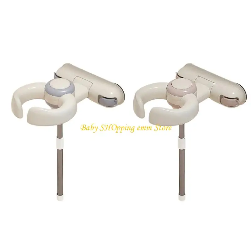 

23GD Infant Bathing Support Adjustable Armrest Space Efficient Wall Mounted Bath Aid