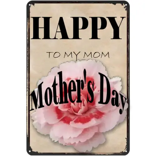 Mother's Day Gifts Metal Sign Vintage Retro Poster for Home Kitchen Bedroom Wall sign