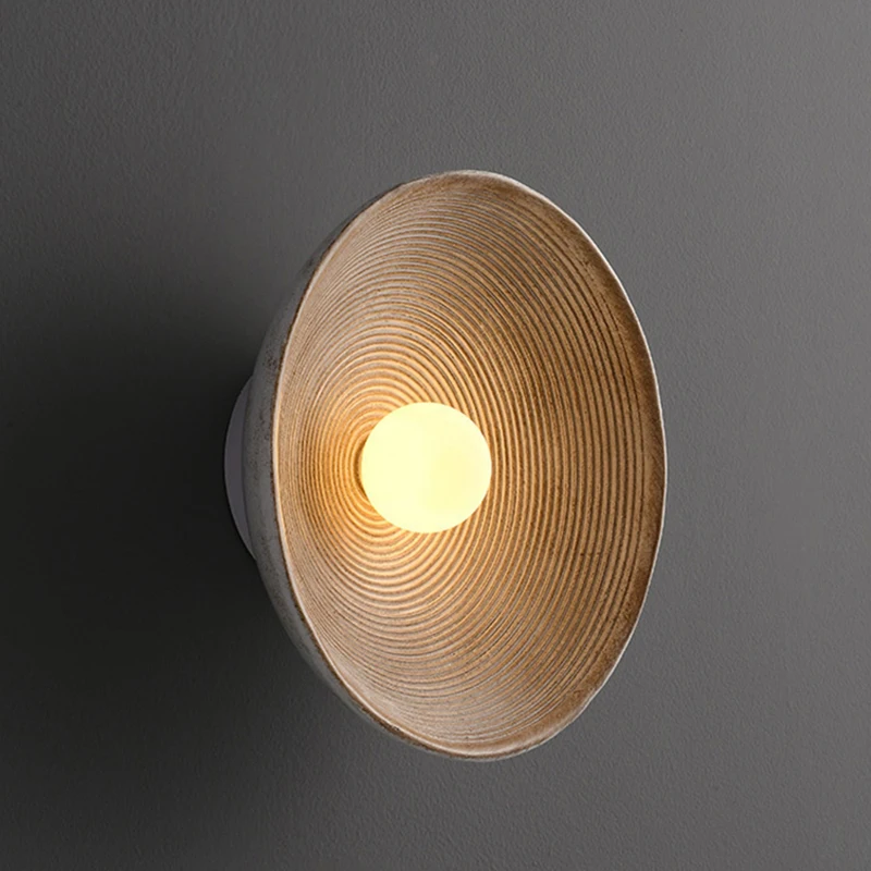 

Wabi-sabi Style Retro Wall Lamp Nordic LED Wall Light Indoor Lighting Room Decor Sconces For Bedroom Bedside Hotel Corridor