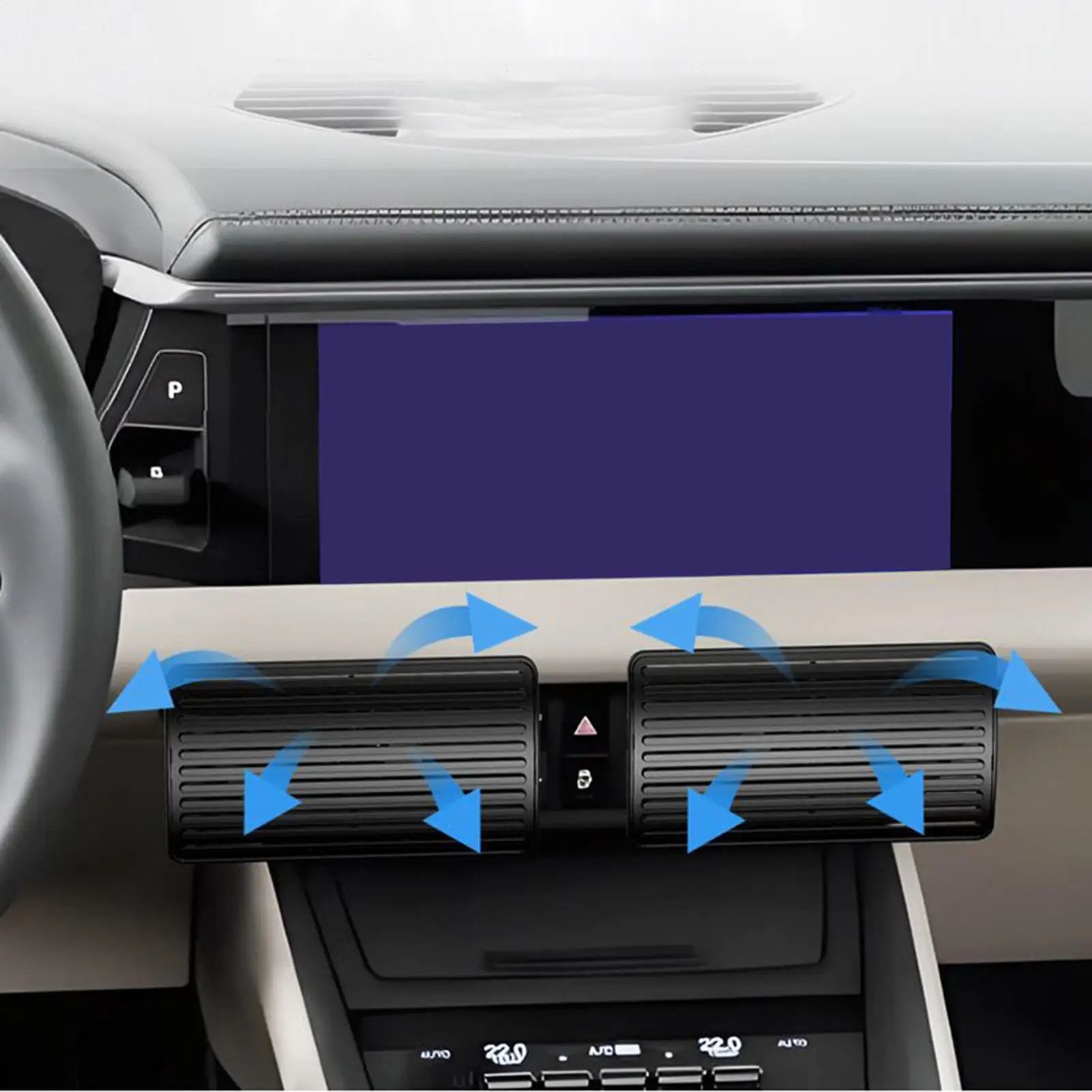 

Car Vent Deflector Wind Diverter Automobile Air Conditioner Deflector Direct Blowing Prevention Smooth Convenient Diverter For