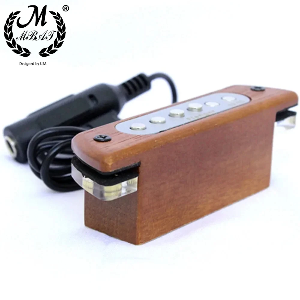 Flanger Wood Acoustic Guitar Sound Hole Pickup FP-02 Magnetic Pickup for 39