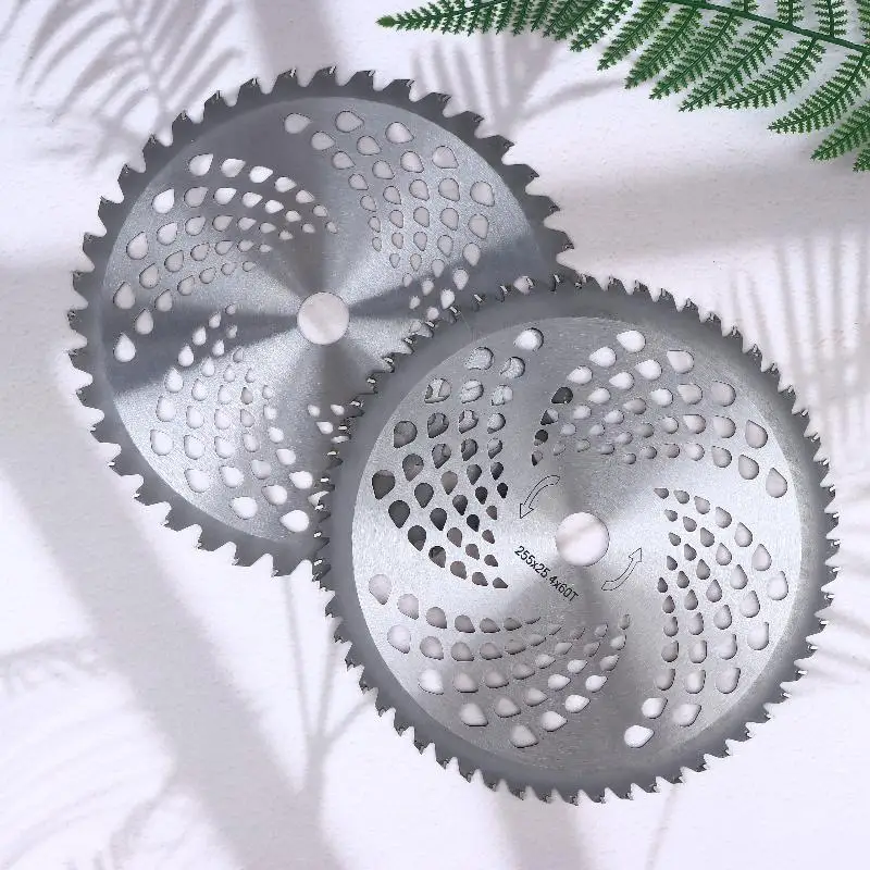 Alloy Saw Blade 10 Inch 40/60 Teeth Lawn Mower Blades Universal Weed Trimmer Blade Head Lawn Trimmer For Brush Cutter