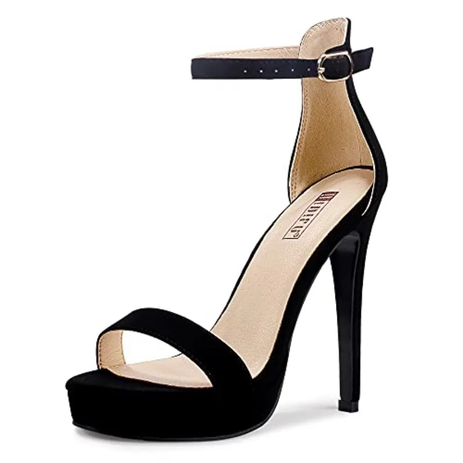 

Women's Stiletto High Heel Sandals Platform Open Toe Ankle Strap Dress Shoes for Women Bride Ladies in Wedding Bridal Party Hom