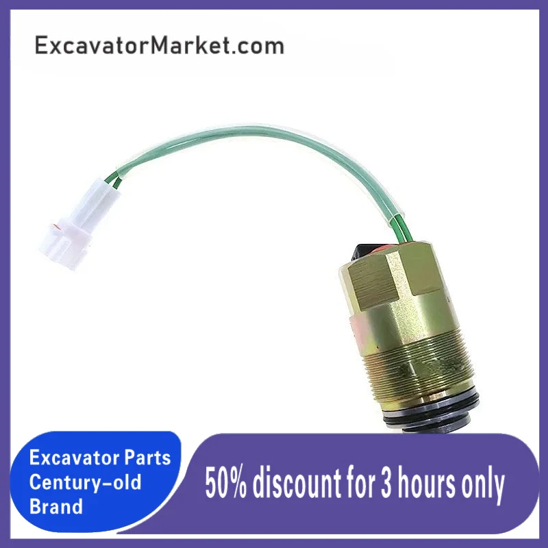 Excavator Accessories  Kobelco SK200-6/200-6E/Doosan Daewoo DH220-5/Kawasaki pump K3V112 hydraulic  solenoid OE:MC609-7421120