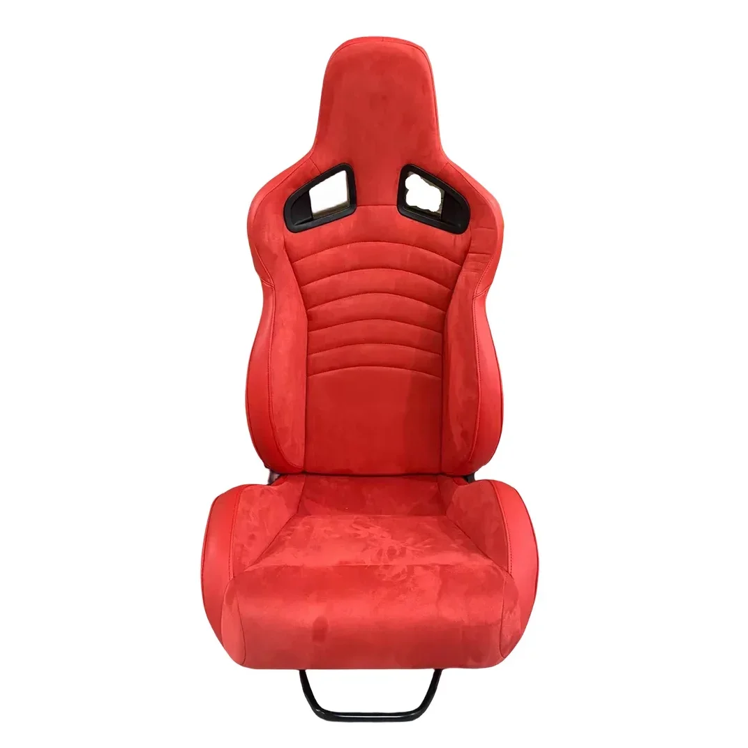 NEW Design Pvc Suede Fiber Glass Carbon Fiber Racing Seat Performance Car Use Seat