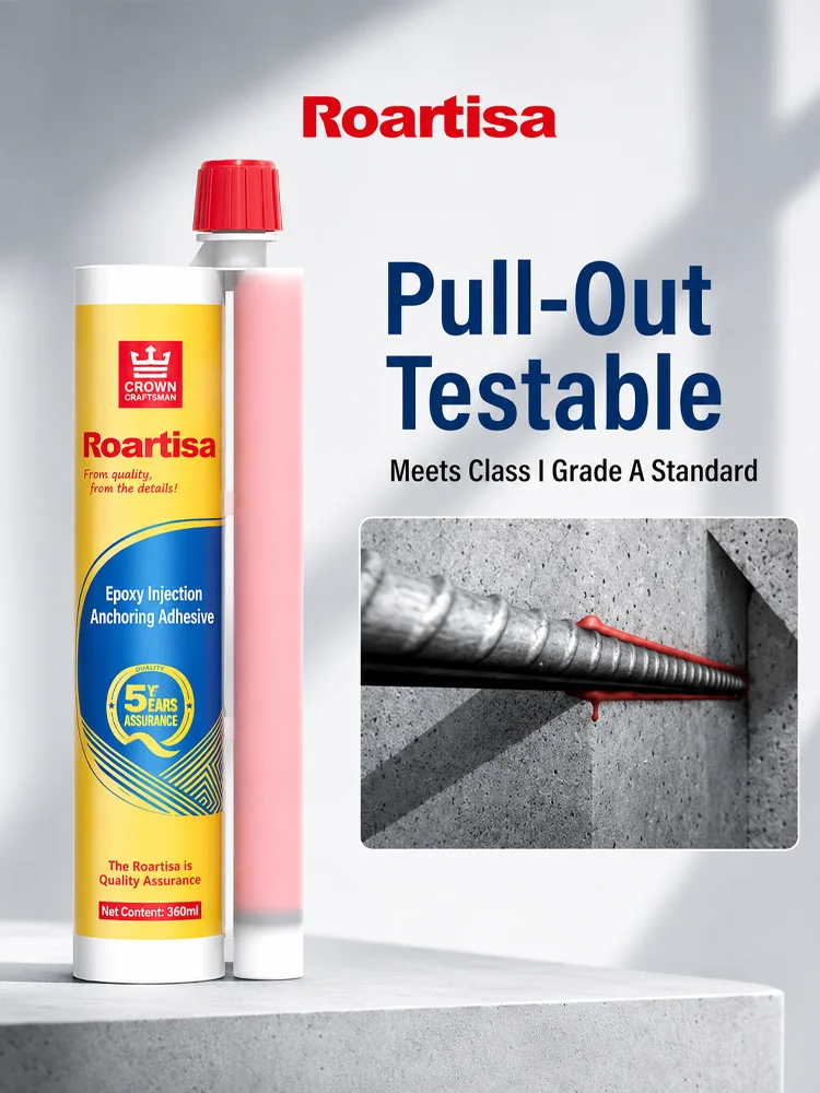 Epoxy Injection Anchoring Adhesive Rebar Glue High Strength Chemical Anchor Resin for Concrete Reinforcement Construction Repair