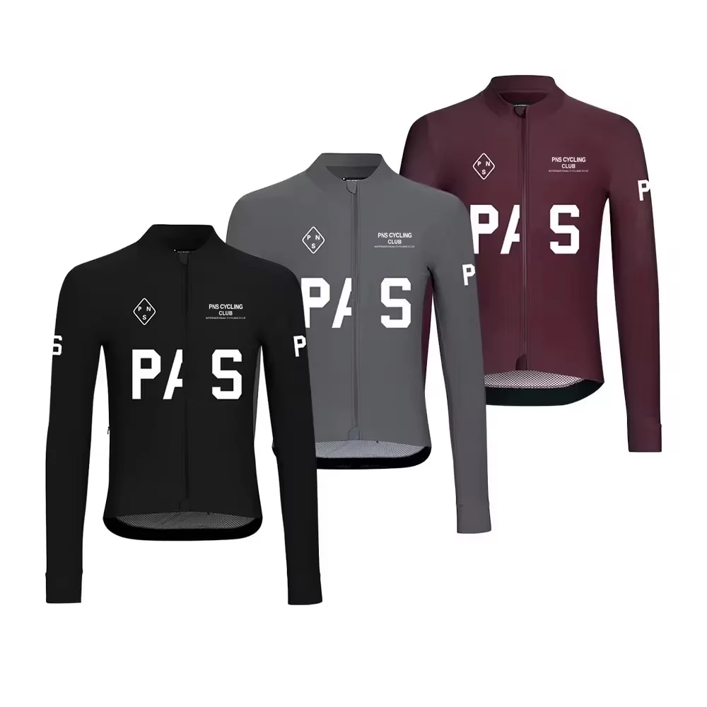 Men Cycling Jersey PNS Spring Autumn Long Sleeve Bicycle Cycling Clothing MTB Road Bike Shirts Ciclismo Hombre Riding Jersey