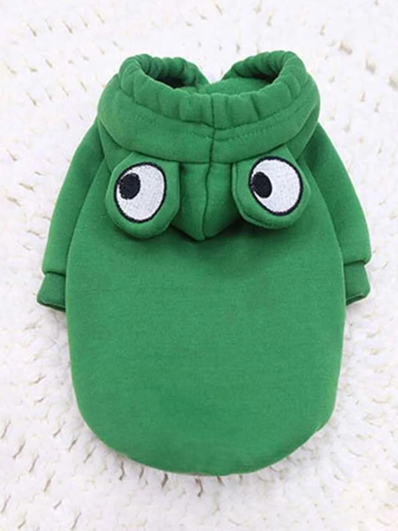 1PC Cute Frog Pet Sweater for Small and Medium Dogs - Green Dog Hoodie with Fun Design - Keep Your Pup Cozy and Stylish