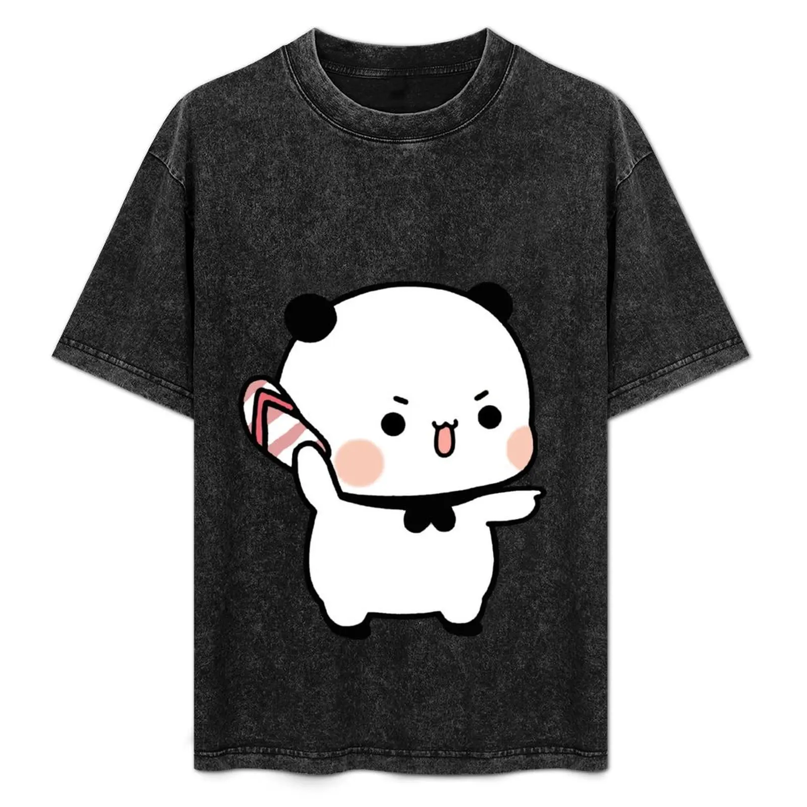 

Bubu Throwing Flip Flop T-Shirt Basic Solid Tee for Daily Use