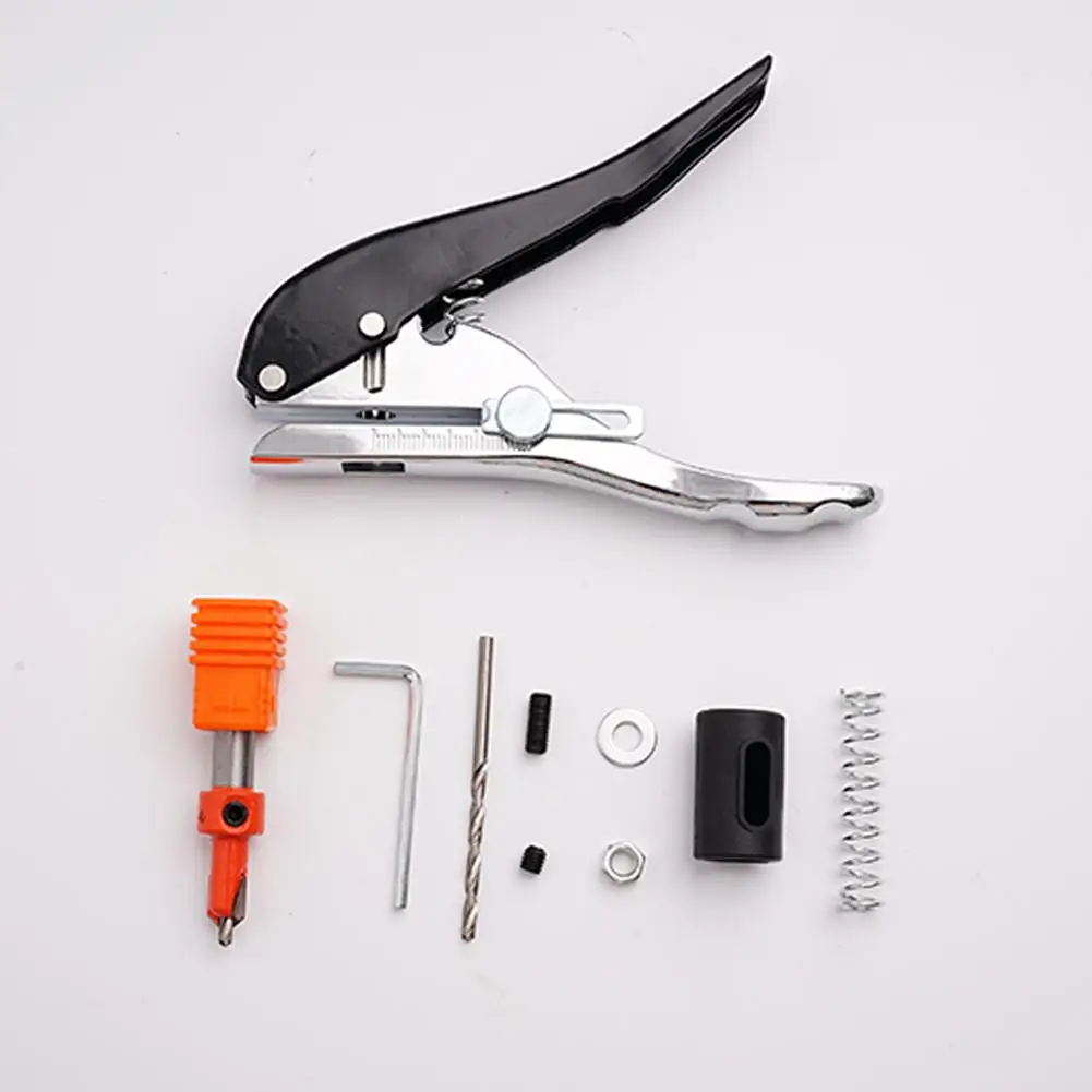 Screw Covers Hole Punch 8/10mm Aperture Round Punch Pliers Credit Photo Paper Card Corner Round Puncher Plier Paper Cutter Tools