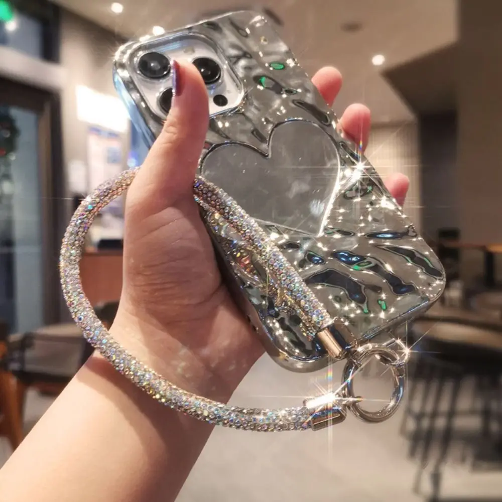 

Модный блестящий ремешок для телефона со стразами, яркий брелок с кристаллами, защита от потери, ремешок на запястье, аксессуары для телефона