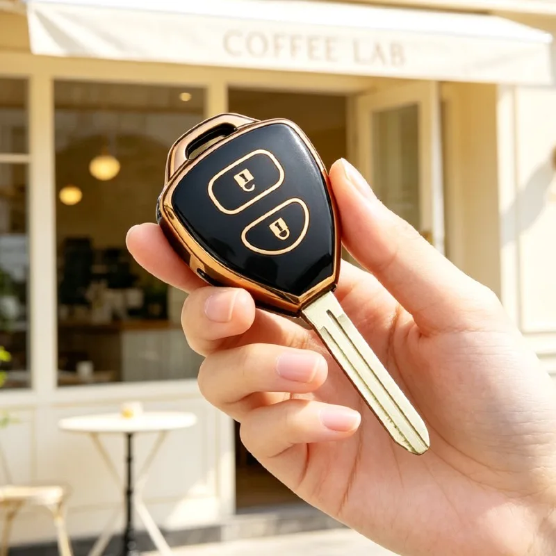 4 Buttons Remote TPU Car Key Shell Case Cover Fob for Toyota Camry Avalon Corolla Matrix RAV4 Venza Yaris Protector Cover