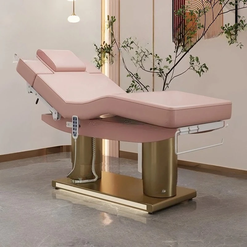 

Cross-border electric beauty bed heated massage facial body care bed