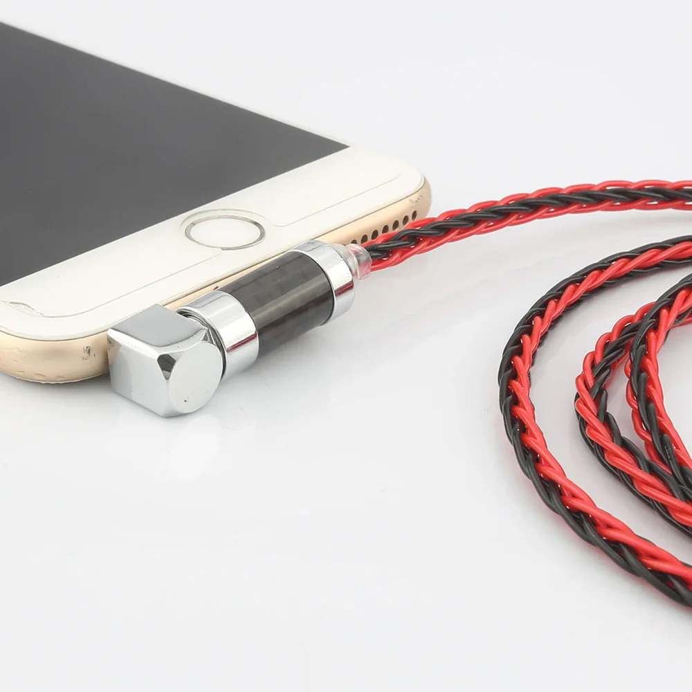 RD807AG Audiocrast Cabo atualizado de fone de ouvido banhado a prata para AKG K267 702 Q701 K271 K712PRO K240s