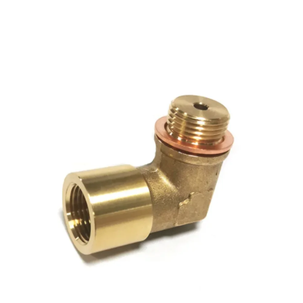 M18 x 1.5 raccordo in ottone connettore universale Kit spina scarico P0420 P0430 90 gradi O2 sensore di ossigeno distanziatore strumenti di estensione