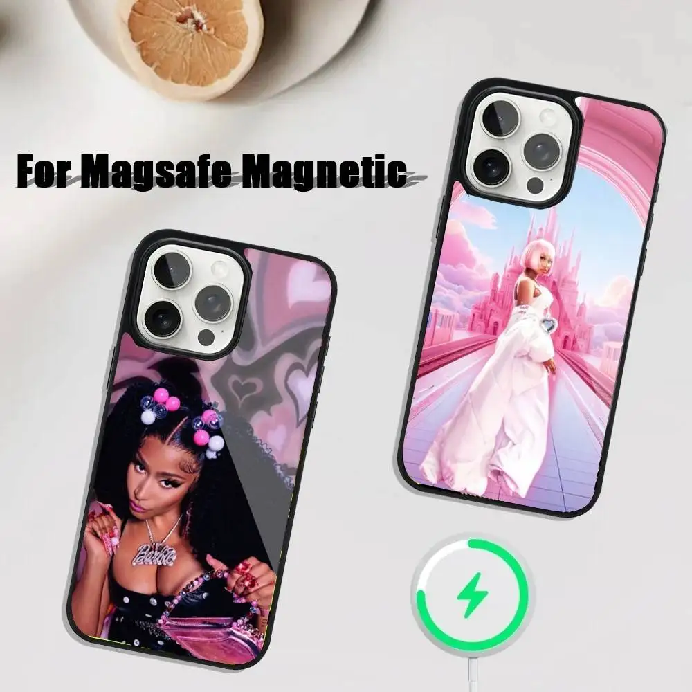 

Nicki Minaj Rapper Pink Friday 2 Phone Case For iPhone 16,15,14,13,12,11,Plus,Pro,Max Mini Magsafe Magnetic Wireless Charging