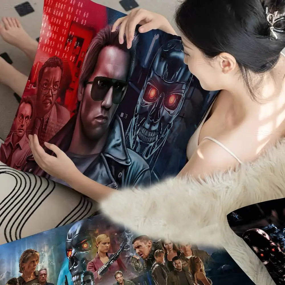 Movie T-TERMINATOR Maple Design Cushion Cover Happy Autumn Harvest decor Holiday Decorati Pillow Cover