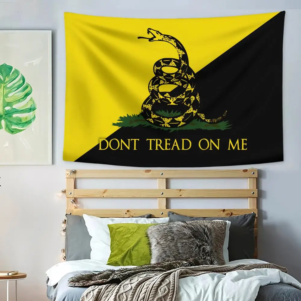 A-Anarcho Capitalism Black Yellow Tapestry Bedroom Living Room Bar Party House Home Dorm Interior Wall Decor Background Banner 2
