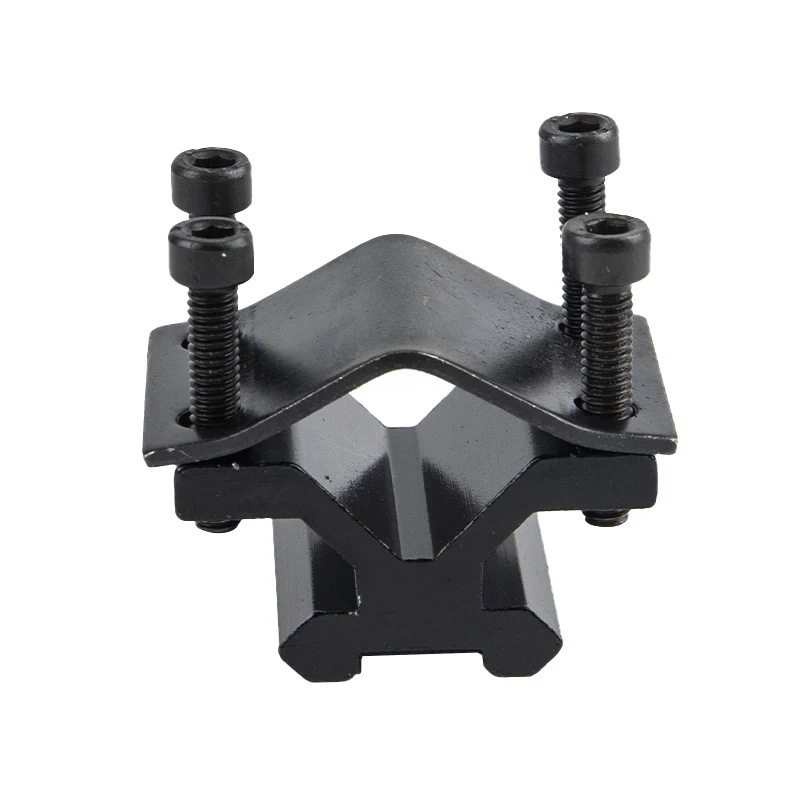 1Pcs Black Tactical Universal Adjustable Rail 20mm Barrel Mount Adapter For Scope Flashlight Laser