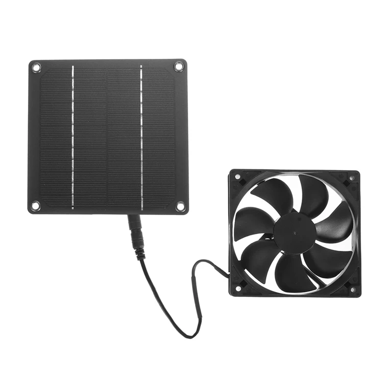 

Solar Panel Exhaust Fan Solar Panel Exhaust Fan Air Extractor 3W 12V For Dog Chicken House Greenhouse