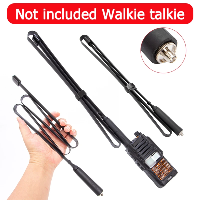 

108cm SMA Female Walkie Talkie High-gain Antenna For Baofeng UV-9R 9RPLUS Dual Band Antenna For Baofeng CS Antennas Accessories