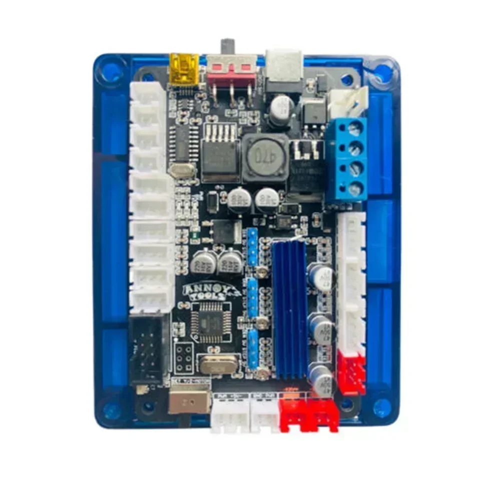 Imagem -03 - Controlador de Driver Usb Integrado Máquina de Gravação Grbl Cnc Placa de Controle de Eixos Interruptor de Alternância e Dissipador de Calor Integrado