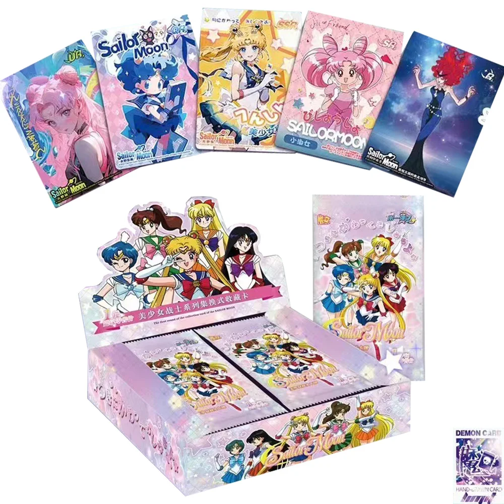 Sailor Moon Card 31th Anniversary Eternal Crystal Series Tcg Anime Girl Party Swimsuit Bikini Feast Booster Box Doujin Toy Gift