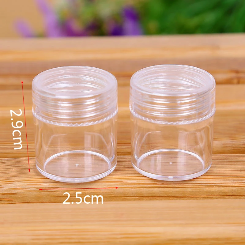 120/200/500 Bottles Diamond Painting Accessories Container Bottles Embroidery Mosaic Tools Crystal Bead Storage Jar Organizer