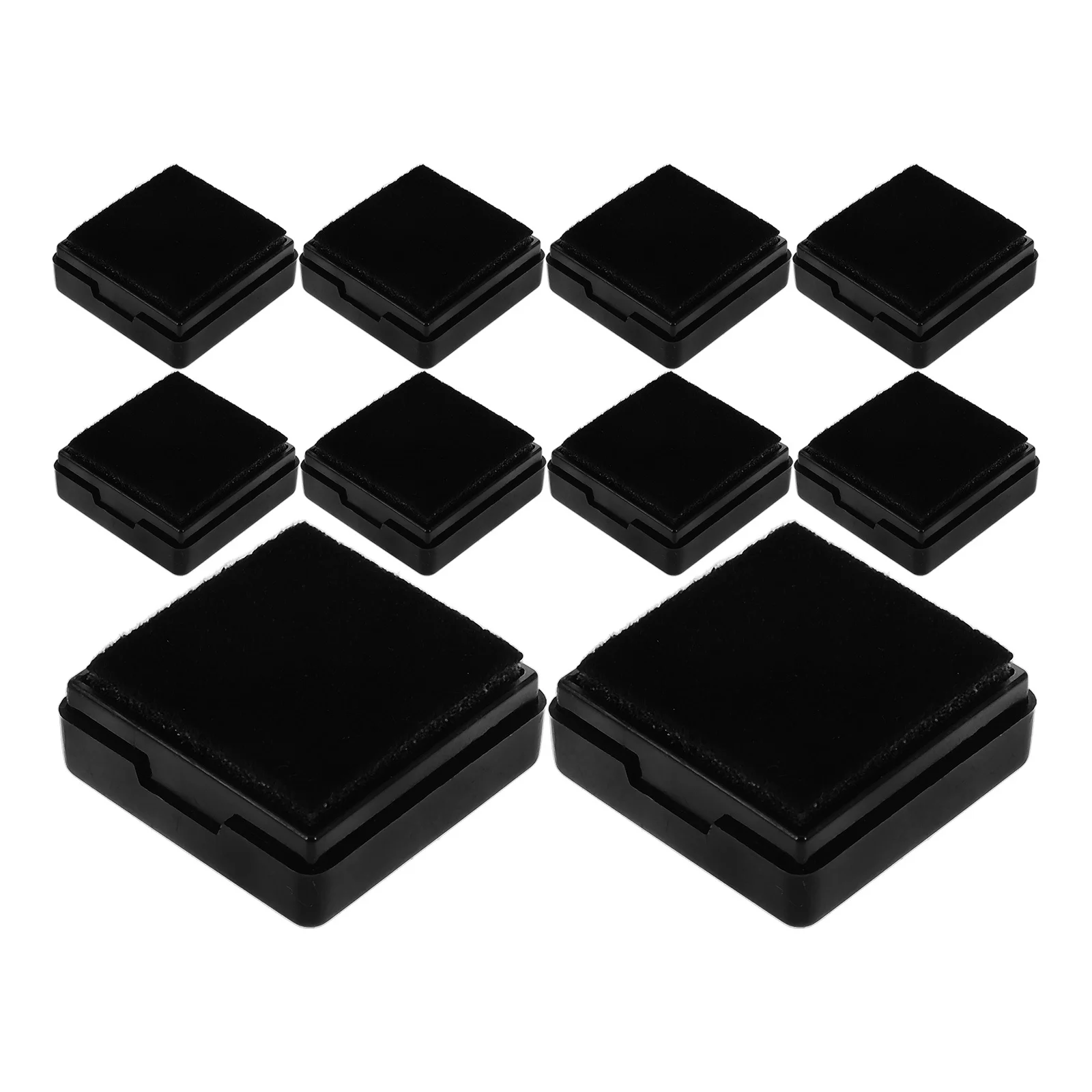 

10 шт., маленькая прозрачная крышка, чехол для хранения драгоценных камней, прочный пластик, безопасный для личных коллекций, прозрачный верх для хранения драгоценных камней