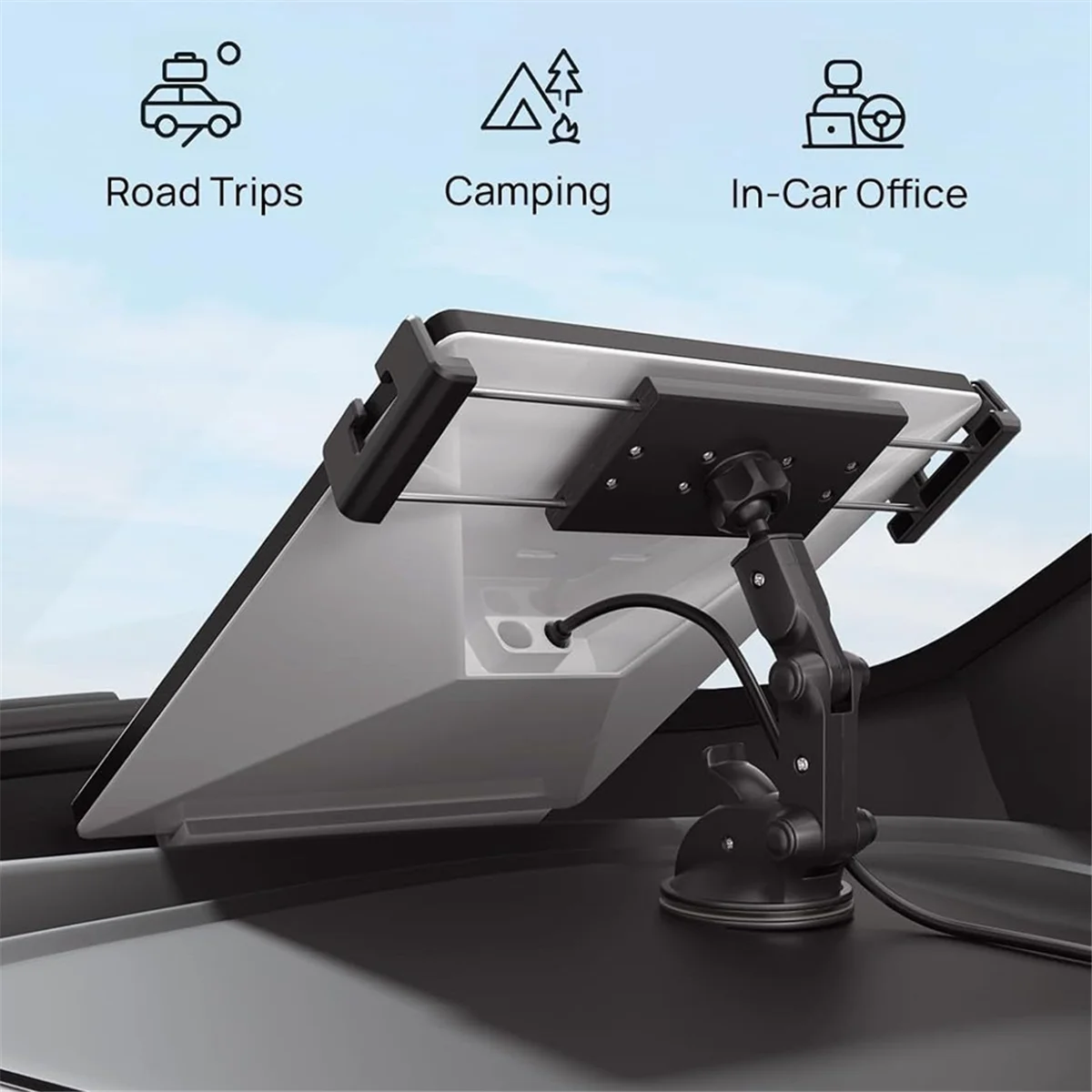 2025+ New for Mini Dash Mount Suction Cup Mount, Adjustable Angle for Mini Car Mount for Dashboard